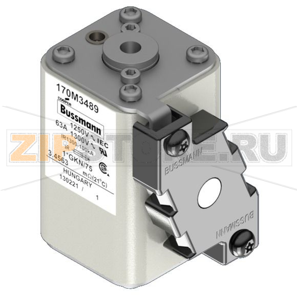 Предохранитель, 63 A, AC 1250 В, 100 кА, size 1, 45x59x81 мм, aR, IEC UL Eaton FUSE 63A 1250V 
