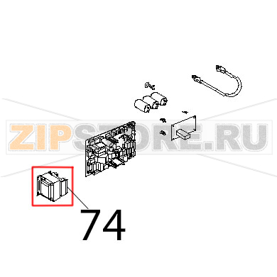 Trasformatore 230 V, 12 V, 60 VA Unox XBC 815G Trasformatore 230 V, 12 V, 60 VA Unox XBC 815GЗапчасть на деталировке под номером: 74