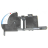 Feeder, plastic frame Zebra P310i