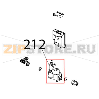 Elettrovalv gas modulante 230 V, 50/60 Hz Unox XBC 815G Elettrovalv gas modulante 230 V, 50/60 Hz Unox XBC 815GЗапчасть на деталировке под номером: 212