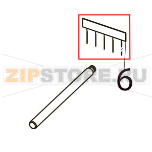Anti-static brush 30 mm Toshiba TEC B-SX5T-TS22-QM-R Anti-static brush 30 mm Toshiba TEC B-SX5T-TS22-QM-RЗапчасть на деталировке под номером: 6