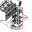 Connecting block Tecnoinox EFM06DS