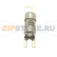 Предохранитель, 25 A, AC 240 В, 33 кА, BS88, 12x47 мм, gL/gG, BS Eaton 25AMP 240V AC INDUSTRIAL