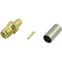 Разъем SMA, 50 Ом, 1 шт TRU Components 1372243