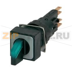 Переключатель поворотный зеленый, 1x45°: 1 шт Eaton Q18LWK1R-GN 
