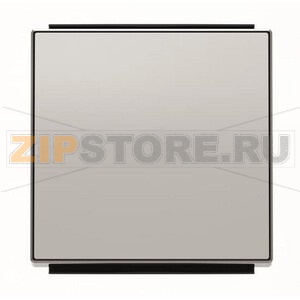 Клавиша для одноклавишных выключателей/переключателей/кнопок, серебристый алюминий ABB 2CLA850100A1301 