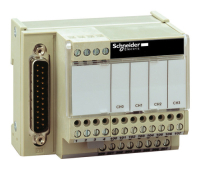 Модуль ввода/вывода с клемнным блоком, SUB-D15, 4 канала Schneider Electric ABE7CPA21