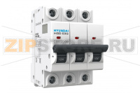 Выключатель автоматический модульный 32 А, 3 полюса, 4.5 кА Hyundai Electric HGD63S3PMBS0000C00032_C