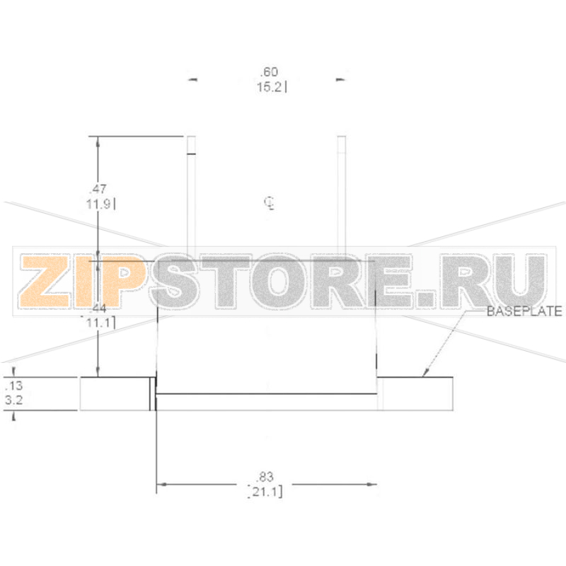 Реле твердотельное 10 А, 100 В/DC, 1 шт Crydom EL100D10-24 