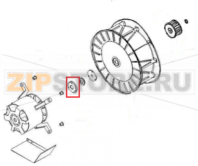 Ring gasket support Angelo Po FX101E3  Ring gasket support Angelo Po FX101E3Запчасть на 
