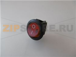 INTERRUTTORE BIPOLARE ROSSO ø 23 mm 
