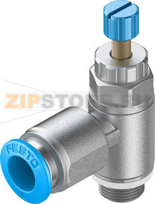 Дроссель с обратным клапаном Festo GRLA-1/8-QS-8-RS-D 