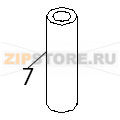 Black rubber pipe 17*10 Fagor ADE-120