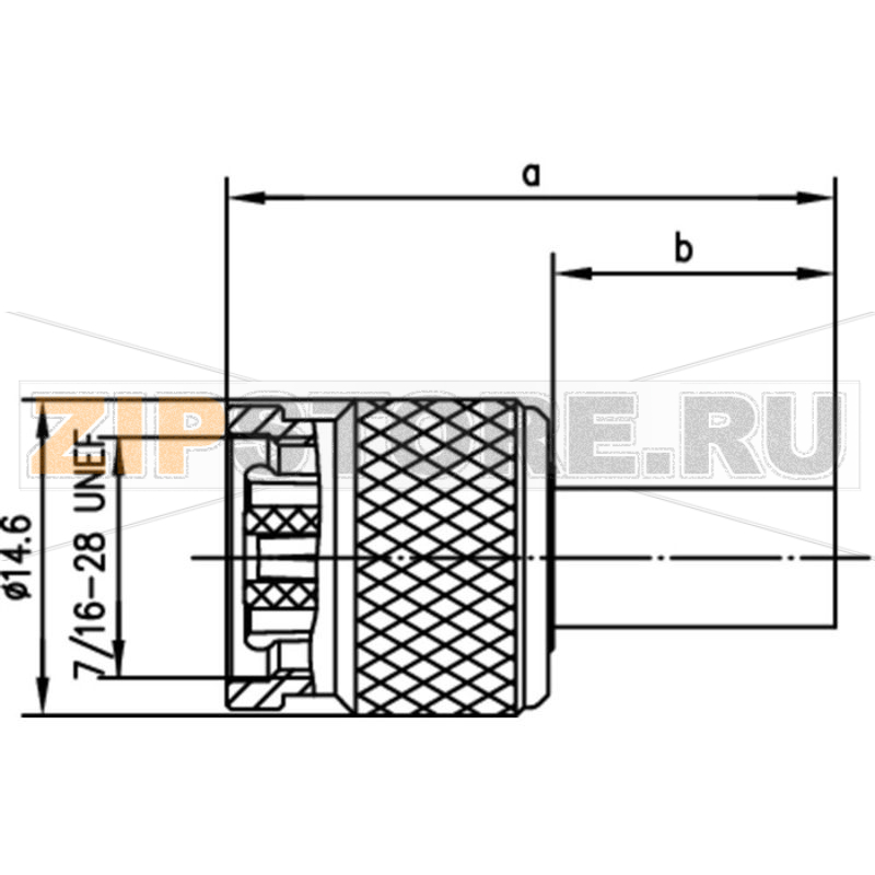 Разъем TNC, обратный, 50 Ом, 1 шт Telegärtner J01010R0008 