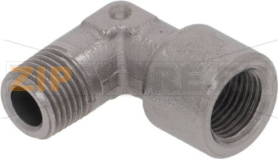 L-ОБРАЗНЫЙ ФИТИНГ Ø 1/8&quot;M-1/8&quot;F НИКЕЛЬ 