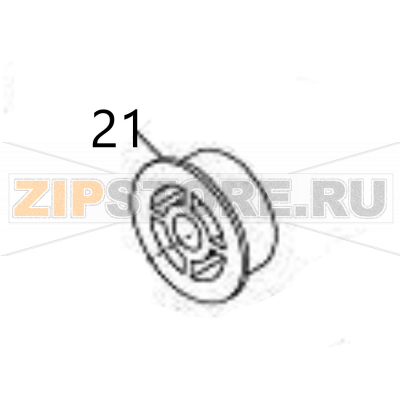Tension roller Sato DR308e Tension roller Sato DR308eЗапчасть на деталировке под номером: 21Название запчасти на английском языке: Tension roller Sato DR308e.