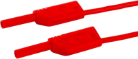 Провод тестовый 0.25 м, 10 A, 1000 В/AC/DC, красный Hirschmann 975694701