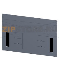 SIVACON, base, with side cable entry, T: 600 mm, W: 800 mm, zinc-plated Siemens 8MF1086-2UB51-2