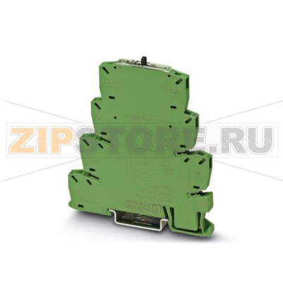 PLC-INTERFACE с переключателем (ручное переключение) и встроенным реле с силовыми контактами для режимов &quot;Ручной&quot; Phoenix Contact PLC-RSP- 24UC/1/S/H "О" и "Автоматический", с пружинными зажимами, для установки на монтажной рейке NS 35/7.5, один замыкающий контакт, входное напряжение 24 В постоян./перемен. тока.Минимальный заказ: 10 шт.Упаковка: 10 шт.
