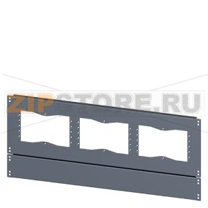 SIVACON, base, with cutouts for flanges, IPXX, T: 500 mm, W: 900 mm, zinc-plated Siemens 8MF1095-2UB52-0 