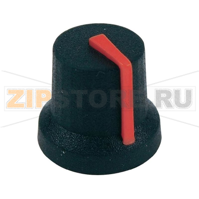 Ручка поворотная, ось D, черная, диаметр оси: 6 мм, K87MBR Cliff CL170854BR 
