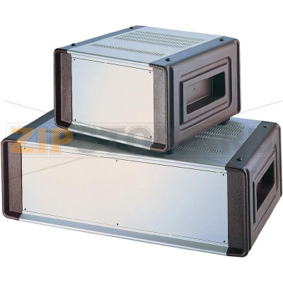 Корпус 510x175x280 мм, настольный, алюминиевый, коричневый, 1 шт Proma 133046 