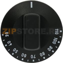 BLACK KNOB ø 50 mm 30°-110°C 