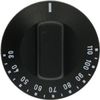 BLACK KNOB ø 50 mm 30°-110°C