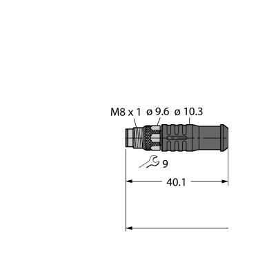Кабель PVC Turck PSGS3M-2/TEL 