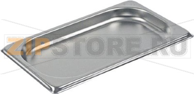 TRAY ST./STEEL GN 1/4 265x162xH20 mm 
