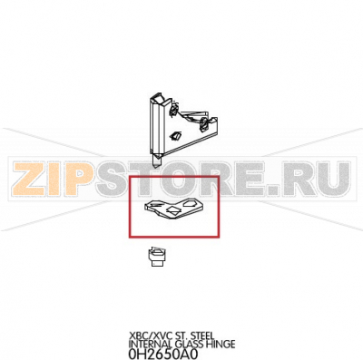 St. stell internal glass hinge Unox XVC 305 St. stell internal glass hinge Unox XVC 305Запчасть на деталировке под номером: 8Название запчасти на английском языке: St. stell internal glass hinge Unox XVC 305
