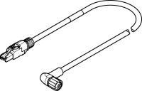 Кабель кодирующего устройства 10 м Festo NEBM-M12W8-E-10-N-R3G8