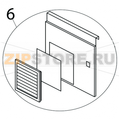 Front grid panel current version Brema CB 640 Front grid panel current version Brema CB 640Запчасть на деталировке под номером: 6Название запчасти Brema на английском языке: Front grid panel current version CB 640.