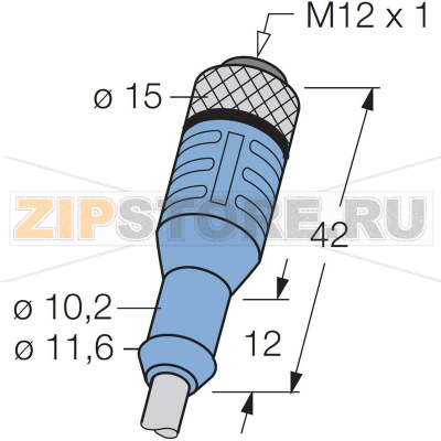 Штекер круглый 30 В Bürkert 919061 