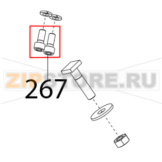 Vite TCEI DIN912, M6x14 Sirman Palladio 300 Vite TCEI DIN912, M6x14 Sirman Palladio 300Запчасть на деталировке под номером: 267