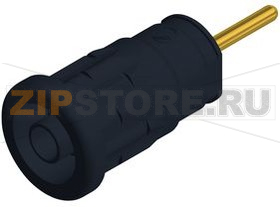 Гнездо 4 мм, 24 А, 1 кВ, черное Hirschmann SEP 2630 S19 SCHWARZ / BLACK 