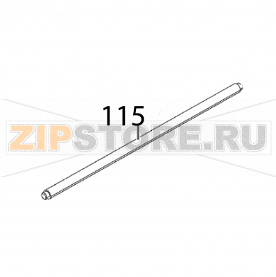 Liner turning shaft Sato FX3-LX Liner turning shaft Sato FX3-LXЗапчасть на деталировке под номером: 115Название запчасти на английском языке: Liner turning shaft Sato FX3-LX.