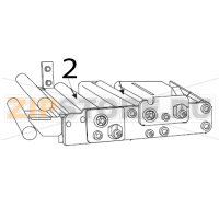 Kit peel roller RH and LH Zebra 110PAX4
