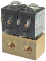 БЛОК ИЗ ДВУХ ЭЛЕКТРОМАГНИТНЫХ КЛАПАНОВ ODE Ø 1/8" 220В