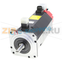 Серводвигатель с прямым валом, шпонкой и тормозом Fanuc A06B-0127-B675#0008