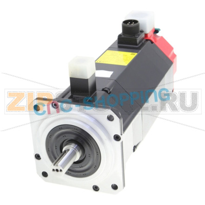Серводвигатель с прямым валом, шпонкой и тормозом Fanuc A06B-0127-B675#0008 