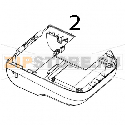 Lower cover assembly TSC TDM-30 Lower cover assembly TSC TDM-30Запчасть на деталировке под номером: 2