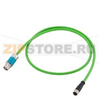 Сигнальный кабель предварительно собранный тип: 6FX8002-2DC46 DRIVE-CLiQ с 24 В / M12 женский мужской М17 скорости-коммутации готовых MOTION-CONNECT 800PLUS UL / CSA, DESINA, Отжимная Dmax = 7,1 мм Длина (м) = 12 Siemens 6FX8002-2DC46-1BC0