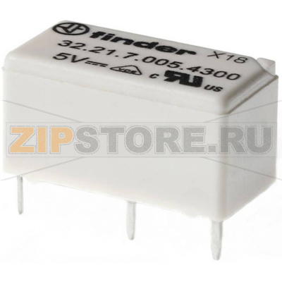 Реле электромагнитное, 12 V (DC), 6 A Finder 32.21.7.012.4000 