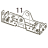 Head bracket ass'y Toshiba TEC B-SX5T-TS12/22-QQ-US