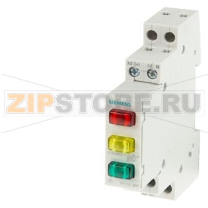 Световой индикаторs 3x LED 12.. 60V красный / зеленый / желтый Siemens 5TE5812-1 
