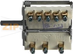 Cam switch 0-6 16A/250V-10A/400V 