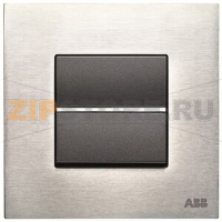 Рамка двухместная, стекло белое ABB 2CLA227200N3001