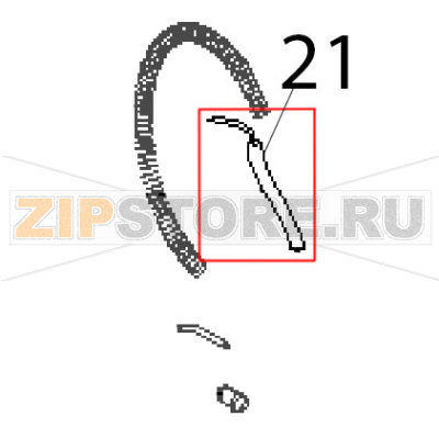 Insulation Roller Grill Majestic Insulation Roller Grill MajesticЗапчасть на деталировке под номером: 21