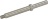 ROD HANDLE DOOR 85 mm